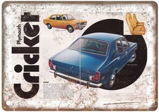 1972 Chrysler Vintage Auto Ad Retro Look Metal Sign Am5330