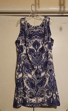 ALYX Purple Paisley sleeveless dress, size 24, excellent condition