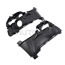 For 2015-2017 Ford Mustang New Fog Light Bezel Cover Trim Set Left & Right Black