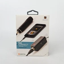 Griffin MicConnect GC35891 XLR to 3.5mm Adapter Interface for iPhone iPad NWT