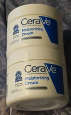CeraVe Moisturizing Cream for  normal to dry skin  with Hyaluronic Acid 2 Pack 