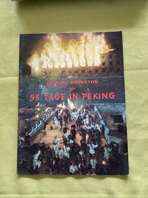 55 Tage In Peking Souvenierprogramm USA 1963 Charlton mm Heston Ava Gardner