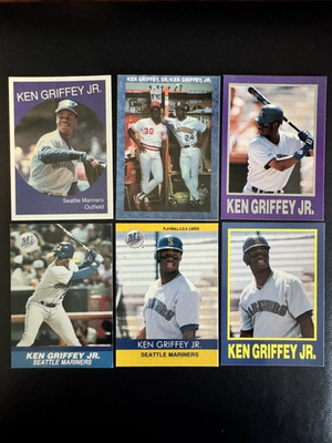 #ad #ad KEN GRIFFEY JR Dealer Oddball Lot of 6 MLB Cards Seattle Mariners HOF 1572 $11.43