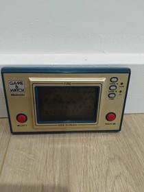 Vintage Nintendo Game And Watch Fire Handheld Game 