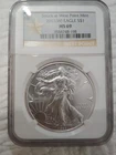 2011-W Silver Eagle | NGC MS69 | Gold Star Label Struck at West Point Mint