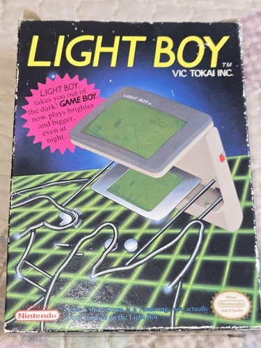 Nintendo Gameboy DMG Light Boy Magnifier by Vic Tokai Vintage, in Box