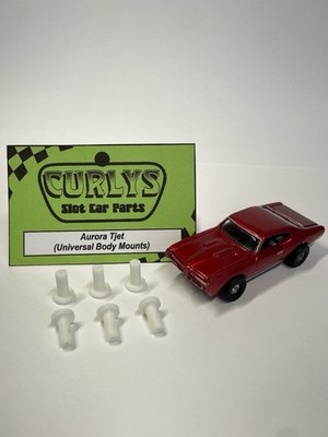 Curlys Slot Car Parts Aurora Tjet Universal Body Mounts 6 pcs