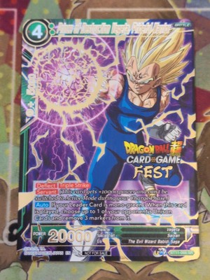 Goldfest gestempelt Prinz der Zerstörung Vegeta, stolzer Krieger BT11-066 SR DBS