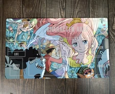 O-P OPCG TCG CCG Table Mouse Pad Jinbe Luffy Playmat Trading Card Game Mat Bag