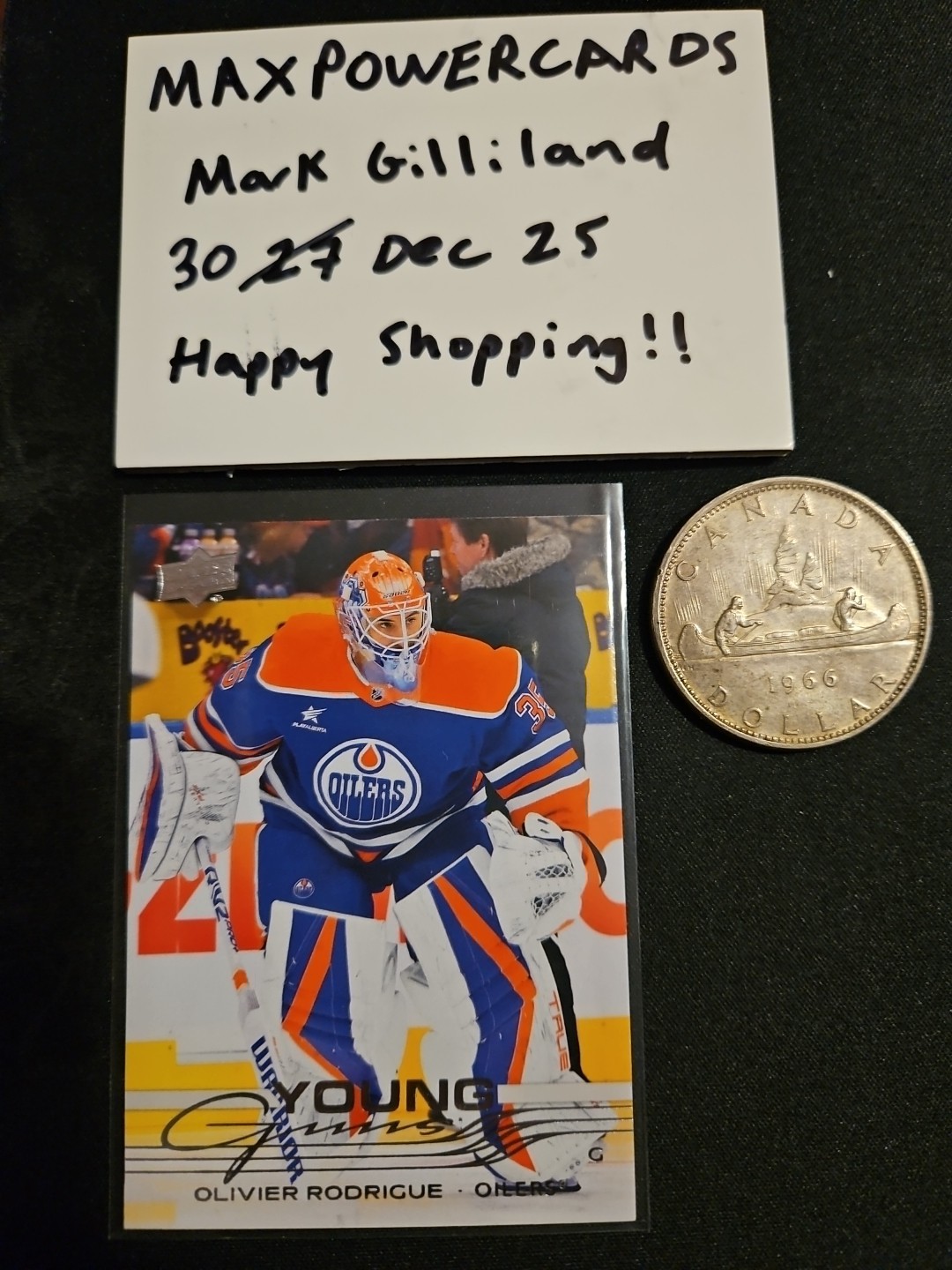 2025-26 UPPER DECK OLIVIER RODRIGUE YOUNG GUNS #203