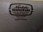 Noritake Oval Serving Platter & Matching Salt And Pepper Shakers Japan Stoneware — photo 3