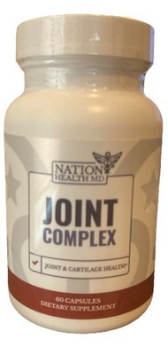 Nation Health MD Joint Complex, Joint Cartilage Health, Joint Support Supplement