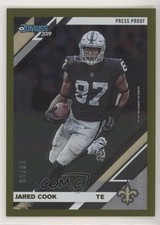 2019 Panini Donruss Press Proof Gold /50 Jared Cook #196 y6z