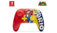 PowerA - Nano Enhanced Wireless Controller for Nintendo Switch - Mario Victory