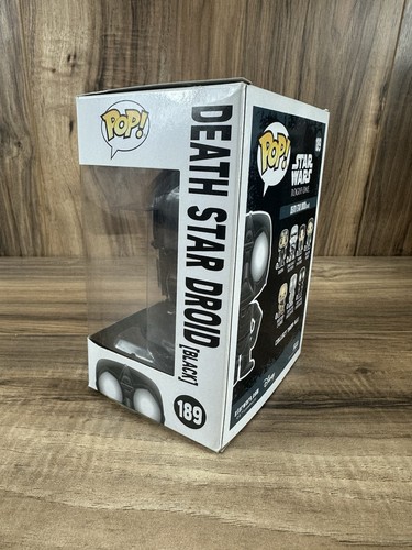 Funko Pop! Vinilo: Star Wars - Droide Estrella de la Muerte - (Negro) #189 con Protector - Imagen 5 de 13