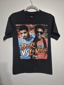 T-shirt Unisexe Drake En Concert - Noir - Coton - Taille XL - Modèle Regular