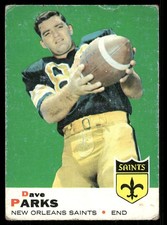 1969 Topps Dave Parks #127 New Orleans Saints