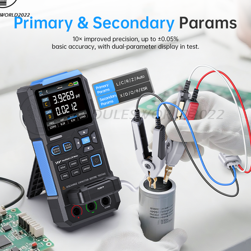 FNIRSI LC1020E Digital Bridge LCR Tester ESR Resistance Capacitance Inductance - Picture 7 of 8