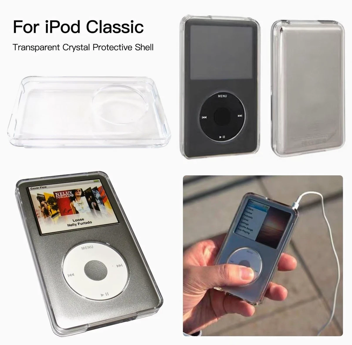Clear Cases, Covers & Skins for Apple iPod Classic for sale | eBay
