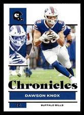 Dawson Knox 2021 Panini Chronicles #11 Buffalo Bills BUY2GET1FREE