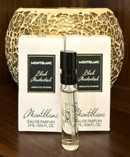 LOT OF 2 Montblanc Black Meisterstuck Absolute Incense EDP Sample Spray 2ml
