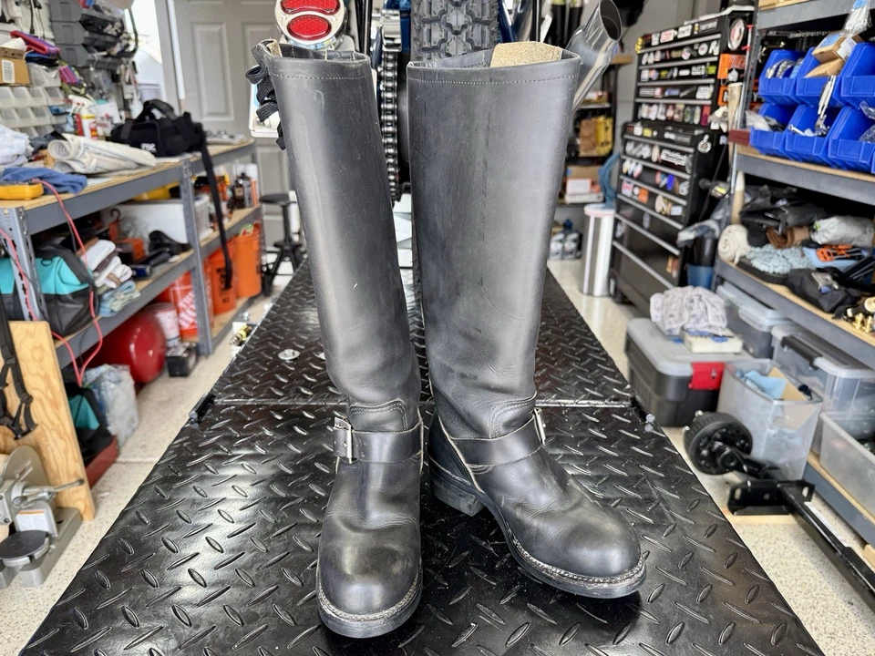 Botas de motocicleta de ingeniero “Nasty Feet” hechas por Chippewa - De colección 1979 Foto 2 de 4