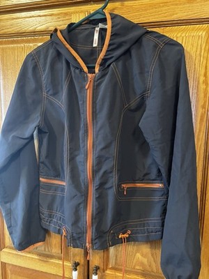 Cherish Athletic Lightweight Hooded Full Zip Jacket Size Medium