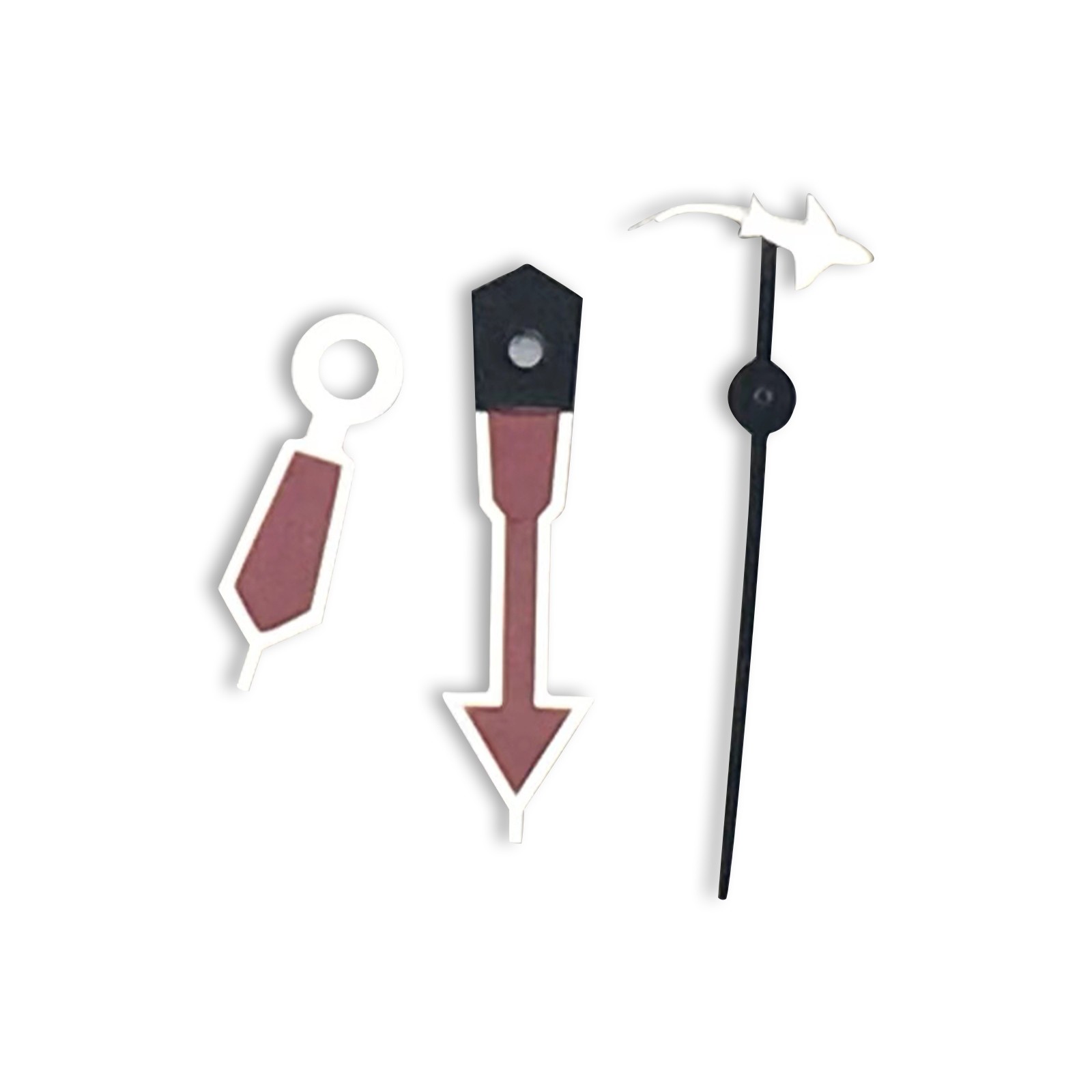 Hands Red NH36 For Hour/Minute/Second Watch Movement Automatic NH35 Steel Fish - vintagewatches.pk