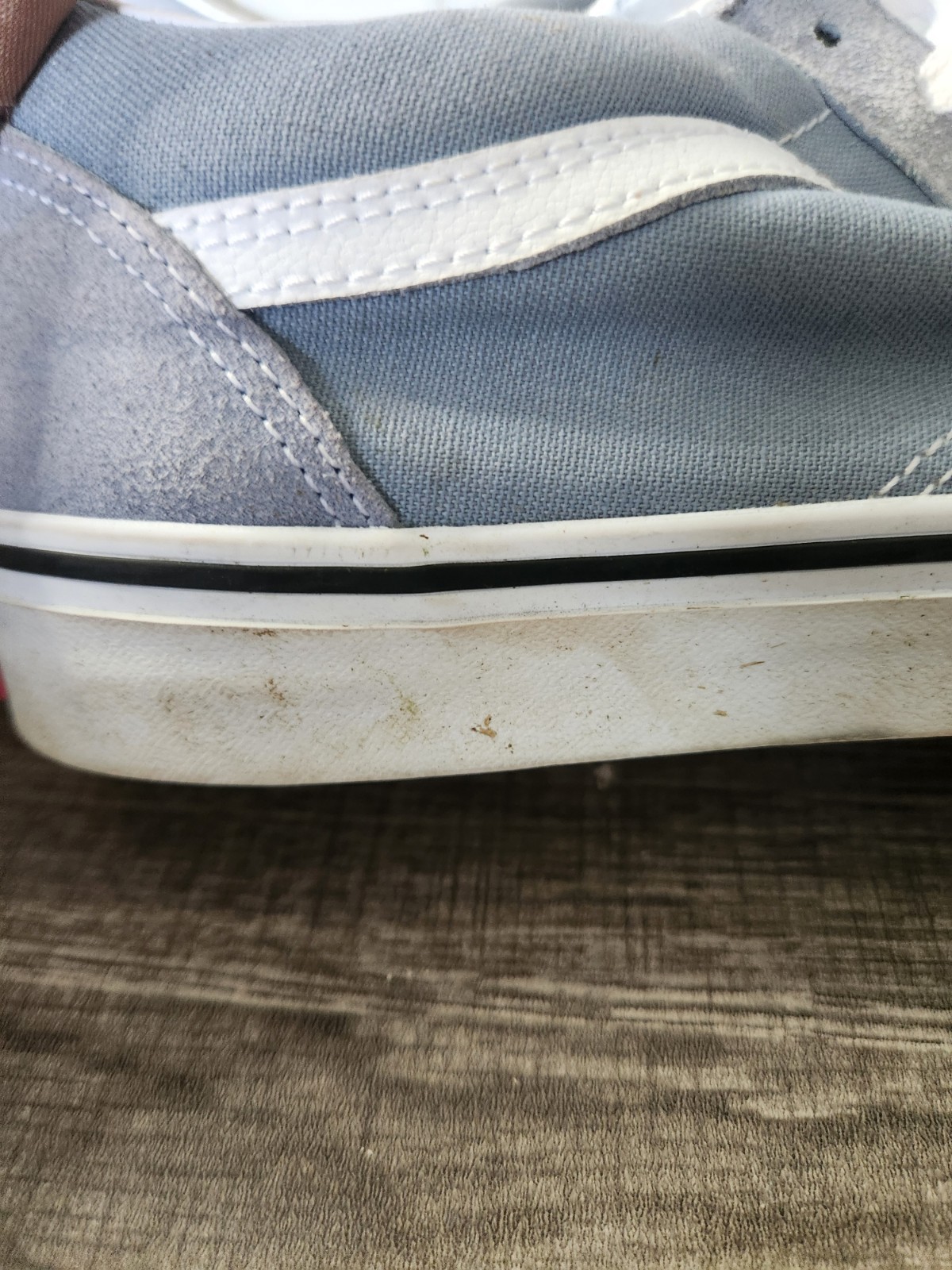 VANS Old Skool Stackform Suede Gray Platform 7213… - image 10