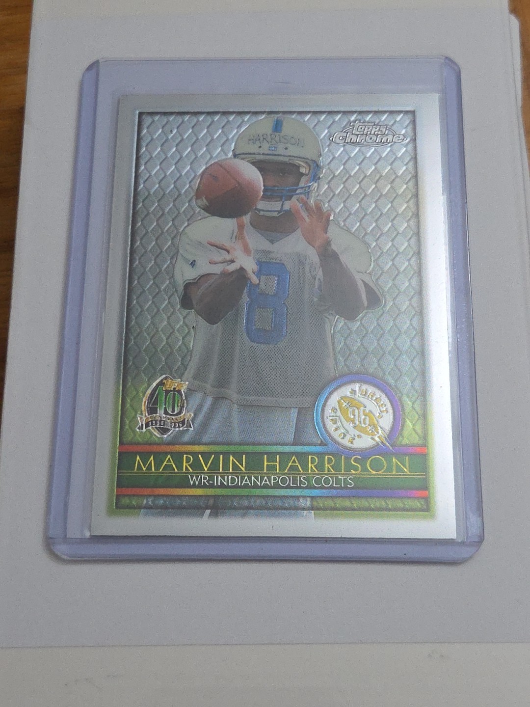 1996 Topps Chrome Marvin Harrison Rookie RC #156 Colts