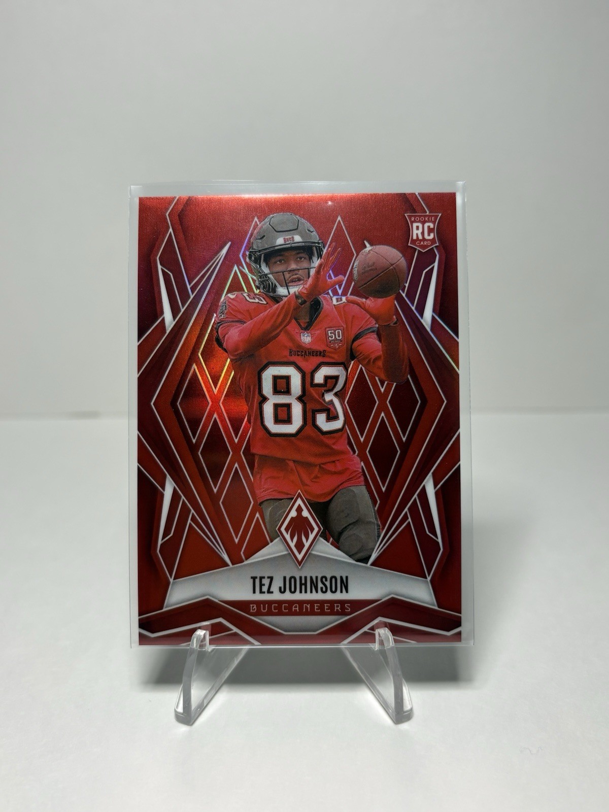 2025 Panini Phoenix - Tez Johnson #166 Rookie Red /99 (RC)