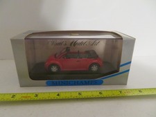 Mini Champs Minichamps Collection 1994 Volkswagen Concept Cabriolet Red 1:43 MIB