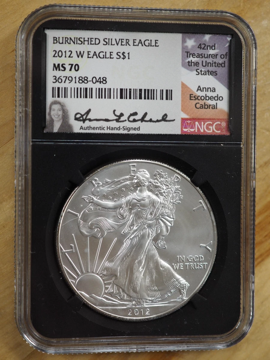 American Eagle MS 70 Graded 2012 Silver Bullion Coins for sale | eBay