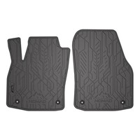 FußMatten Gummimatten Automatten FüR Opel Astra H 2004-2014 Gummi Schwarz 2Tlg