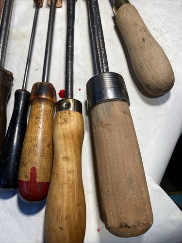 VINTAGE COPPER HEAD GAS BLOW TORCH SOLDERING IRON Lot 12 Each Polished Excellent - Picture 7 of 14
