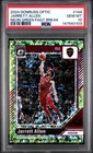 2024 Donruss Optic Basketball Fast Break Neon Green Jarrett Allen #144 PSA 10