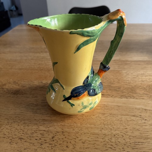 Burleigh Ware Art Deco Bird Handle Jug - Picture 1 of 2