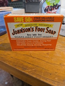Johnson’s Foot Soap Vintage NIB Four Envelopes, 4oz Each