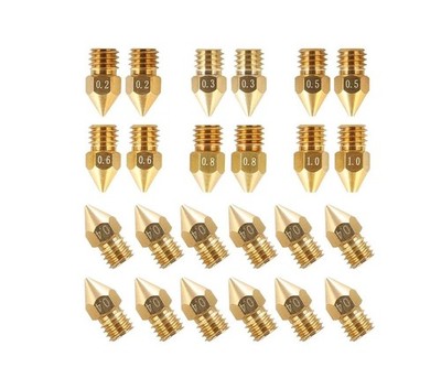 Creality MK-8 Düsen Nozzle Kit 24er 3d Drucker Nozzle Kit