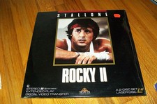 ROCKY II 2-Laserdisc LD SET BRAND NEW SEALED FULL SCREEN FORMAT RARE PART TWO 2