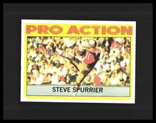 1972 Steve Spurrier Rookie Card Topps High Number Pro Action #338 49ers. rookie card picture