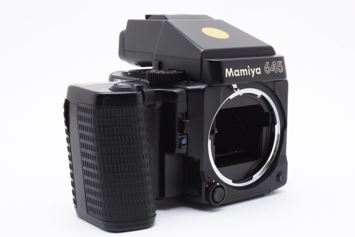 フィルムカメラ Mamiya M645 Super AE Prism Finder Mamiya M645 Super AE Prism Finder 120 Film Back [MINT] From