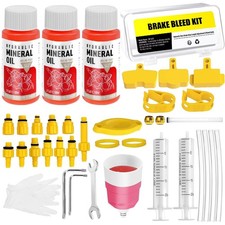 Hydraulisches Scheibenbremsen Entl&uuml;ftungsset 180ml Zubeh&ouml;r 12 Typen Universal