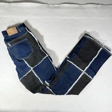 Crest Jeans Women’s 11/12 Patchwork Blue Flared