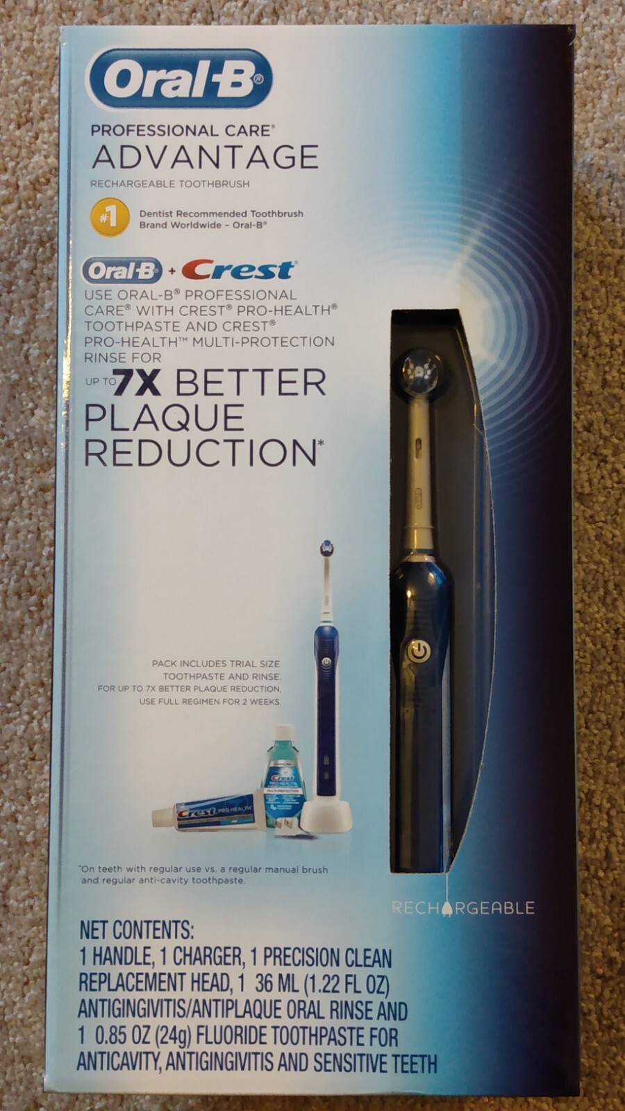 Oral-B Professional Care Advantage Rechargeable Toothbrush w