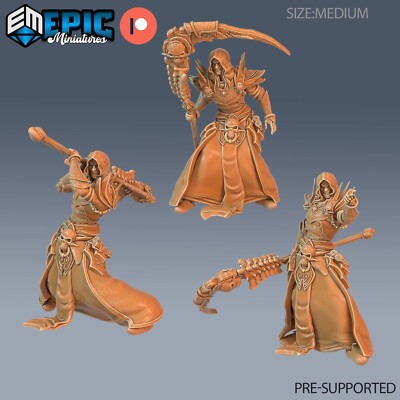 Necromancer Adventurer Dungeons and Dragons Undead Miniatur D&D Epic Miniatures