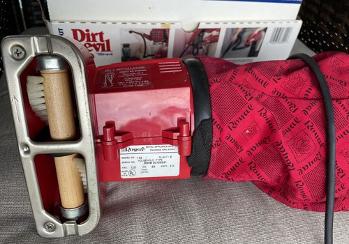Royal Dirt Devil 172 Handheld Vacuum Cleaner Black Red Corded Attachment Kit 193 - Picture 5 of 7