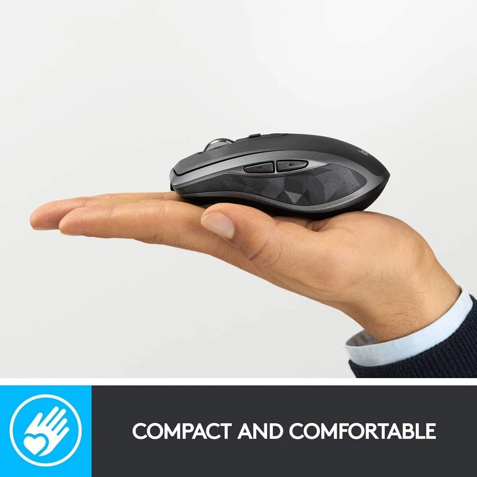 Logitech MX Anywhere 2S Bluetooth Edition.multi-device Wireless Mouse -PC/MAC UK - Image 3 of 4