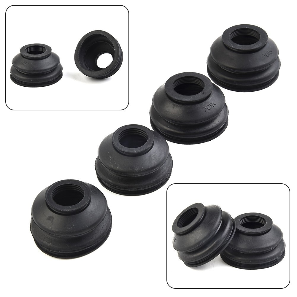 4pc Universal Rubber Ball Joint Rubber Dust Boot Cover Track Rod End
