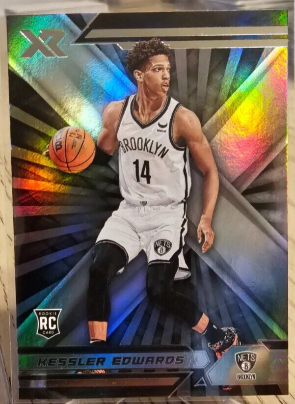2021-22 Panini Chronicles XR Kessler Edwards RC #371 Brooklyn Nets
